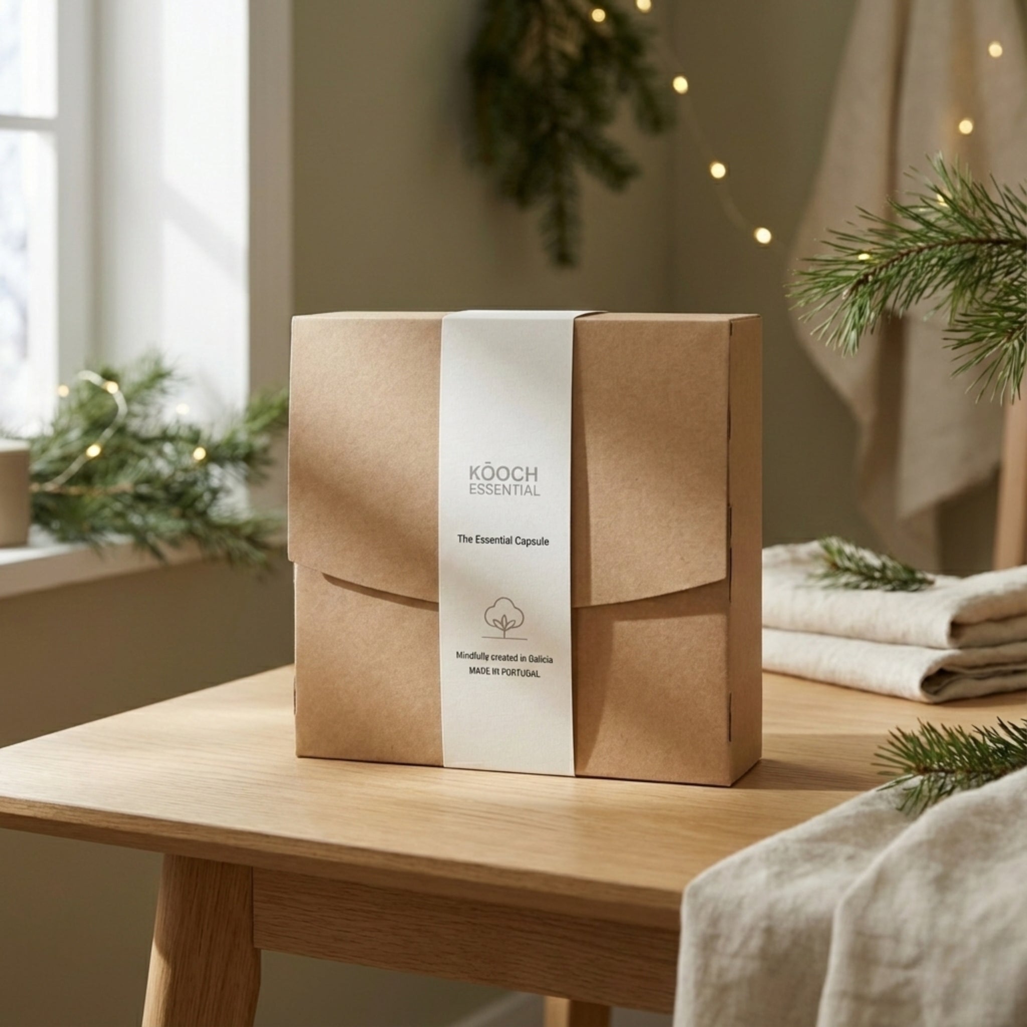 CAMISETA BLANCA ESENCIAL Algodón Orgánico · Fabricada en Portugal | KŌOCH Essential