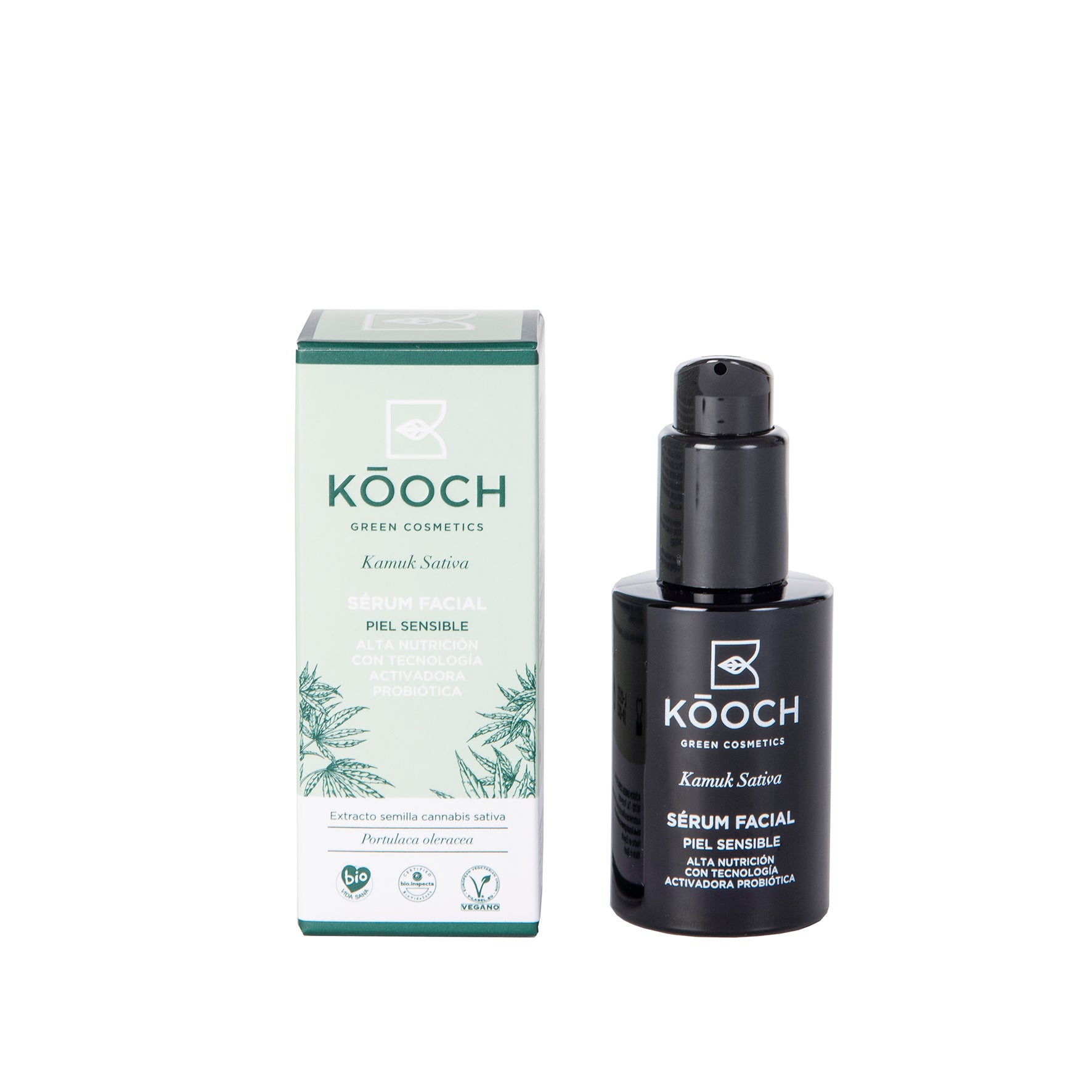SÉRUM FACIAL VEGANO PIEL SENSIBLE KAMUK SATIVA